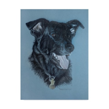 Rusty Frentner 'Dog Portrait' Canvas Art,35x47